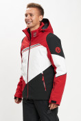 Купить Горнолыжная куртка мужская красного цвета 77016Kr, фото 3