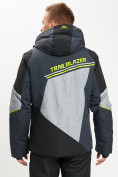 Купить Горнолыжная куртка мужская темно-серого цвета 77016TC, фото 5