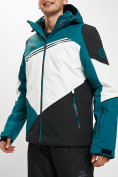 Купить Горнолыжная куртка мужская темно-зеленого цвета 77016TZ, фото 6