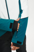Купить Горнолыжная куртка мужская темно-зеленого цвета 77016TZ, фото 8