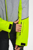 Купить Горнолыжная куртка мужская зеленого цвета 77016Z, фото 9
