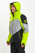Купить Горнолыжная куртка мужская зеленого цвета 77016Z, фото 5