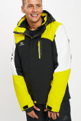 Купить Горнолыжная куртка мужская желтого цвета 77018J, фото 7