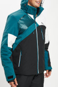 Купить Горнолыжная куртка мужская темно-зеленого цвета 77019TZ, фото 3