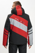 Купить Горнолыжная куртка мужская красного цвета 77022Kr, фото 7