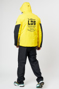 Купить Горнолыжна куртка мужская желтого цвета 77023J, фото 11