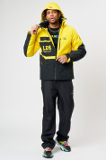Купить Горнолыжна куртка мужская желтого цвета 77023J, фото 12