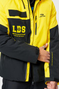 Купить Горнолыжна куртка мужская желтого цвета 77023J, фото 15