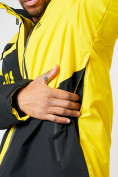 Купить Горнолыжна куртка мужская желтого цвета 77023J, фото 17