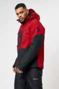 Купить Горнолыжна куртка мужская красного цвета 77023Kr, фото 12
