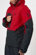Купить Горнолыжна куртка мужская красного цвета 77023Kr, фото 15