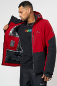 Купить Горнолыжна куртка мужская красного цвета 77023Kr, фото 17
