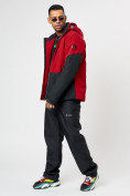 Купить Горнолыжна куртка мужская красного цвета 77023Kr, фото 4