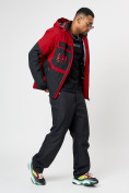 Купить Горнолыжна куртка мужская красного цвета 77023Kr, фото 5