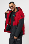 Купить Горнолыжна куртка мужская красного цвета 77023Kr, фото 2