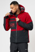 Купить Горнолыжна куртка мужская красного цвета 77023Kr, фото 10