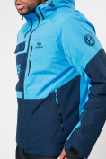 Купить Горнолыжна куртка мужская синего цвета 77023S, фото 5