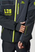 Купить Горнолыжна куртка мужская темно-серого цвета 77023TC, фото 6