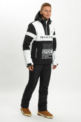 Купить Горнолыжная куртка анорак мужская белого цвета 77024Bl, фото 7