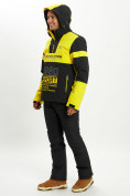 Купить Горнолыжная куртка анорак мужская желтого цвета 77024J, фото 13