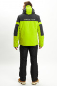 Купить Горнолыжная куртка анорак мужская зеленого цвета 77024Z, фото 11