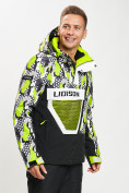 Купить Горнолыжная куртка анорак мужская зеленого цвета 77027Z, фото 9