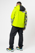 Купить Горнолыжная куртка мужская зеленого цвета 77028Z, фото 15
