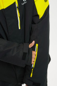 Купить Горнолыжная куртка мужская большого размера желтого цвета 77029J, фото 10