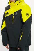 Купить Горнолыжная куртка мужская большого размера желтого цвета 77029J, фото 3