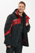Купить Горнолыжная куртка мужская большого размера красного цвета 77029Kr, фото 10