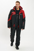 Купить Горнолыжная куртка мужская большого размера красного цвета 77029Kr, фото 12