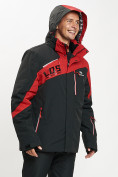 Купить Горнолыжная куртка мужская большого размера красного цвета 77029Kr, фото 6