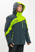 Купить Горнолыжная куртка мужская большого размера зеленого цвета 77029Z, фото 7