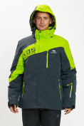 Купить Горнолыжная куртка мужская большого размера зеленого цвета 77029Z, фото 8