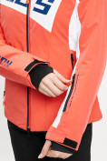 Купить Горнолыжная куртка женская оранжевого цвета 77030O, фото 6