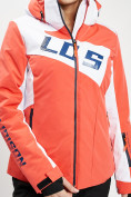 Купить Горнолыжная куртка женская оранжевого цвета 77030O, фото 2