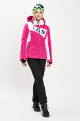 Купить Горнолыжная куртка женская розового цвета 77030R, фото 2