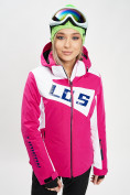 Купить Горнолыжная куртка женская розового цвета 77030R