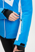 Купить Горнолыжная куртка женская синего цвета 77030S, фото 9