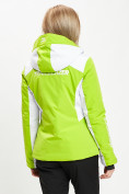 Купить Горнолыжная куртка женская зеленого цвета 77030Z, фото 9
