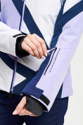 Купить Горнолыжная куртка женская фиолетового цвета 77031F, фото 10