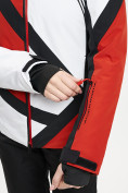 Купить Горнолыжная куртка женская красного цвета 77031Kr, фото 11