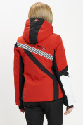 Купить Горнолыжная куртка женская красного цвета 77031Kr, фото 7