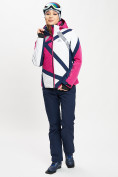 Купить Горнолыжная куртка женская розового цвета 77031R, фото 2