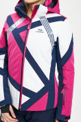 Купить Горнолыжная куртка женская розового цвета 77031R, фото 7