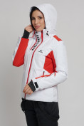 Купить Горнолыжная куртка женская белого цвета 77033Bl, фото 2