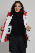 Купить Горнолыжная куртка женская белого цвета 77033Bl, фото 9