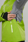 Купить Горнолыжная куртка женская зеленого цвета 77033Z, фото 3