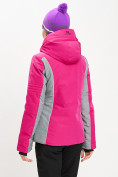 Купить Горнолыжная куртка женская розового цвета 77034R, фото 11