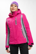Купить Горнолыжная куртка женская розового цвета 77034R, фото 3